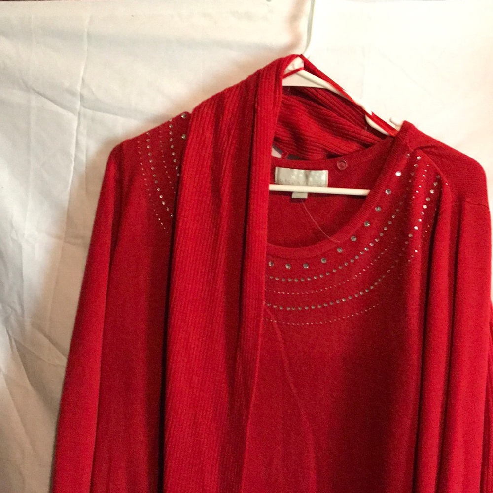Red sweater